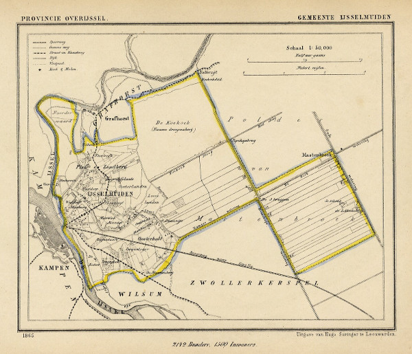 afbeelding van Kuyperkaart Gemeente IJsselmuiden van Kuyper (Kuijper)