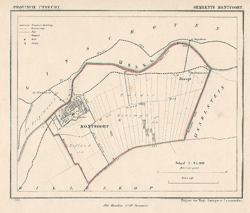 afbeelding van Kuyperkaart Gemeente Montfoort van Kuyper (Kuijper)