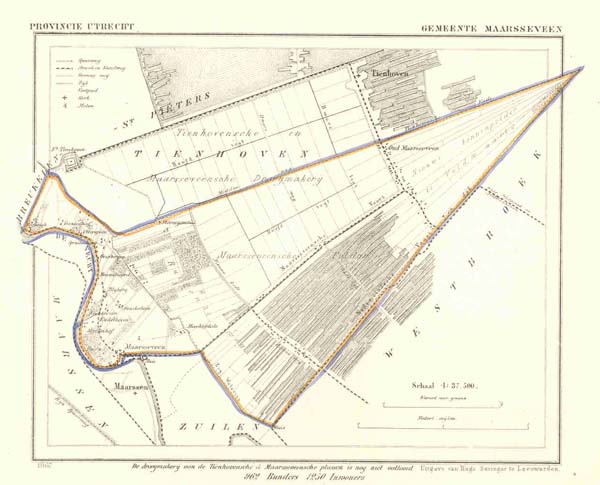 afbeelding van Kuyperkaart Gemeente Maarsseveen van Kuyper (Kuijper)