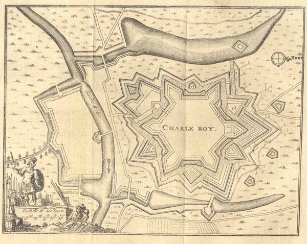 afbeelding van plattegrond Charle Roy van J. Harrewijn (Charleroi)