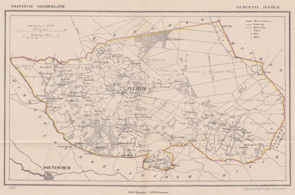 afbeelding van Kuyperkaart Zelhem van Kuyper (Kuijper)