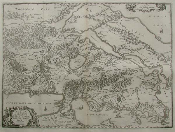 afbeelding van kaart Attica Megarica van Koeman: Ja-10-29