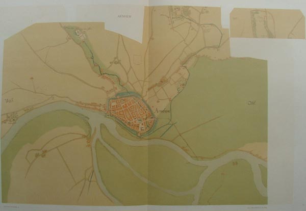 afbeelding van plattegrond Arnehem van Jacob van Deventer (Arnhem)