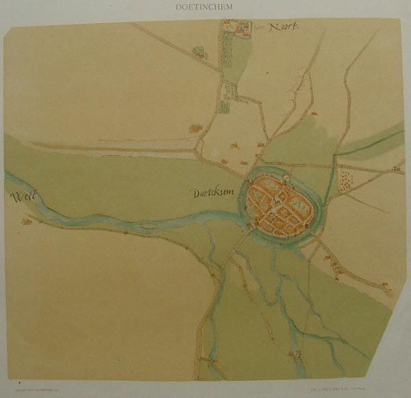 afbeelding van plattegrond Doetekum van Jacob van Deventer (Doetinchem)