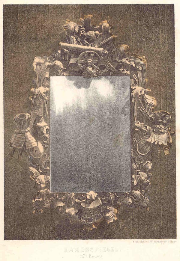 afbeelding van prent Kamerspiegel (17e eeuw) van nn