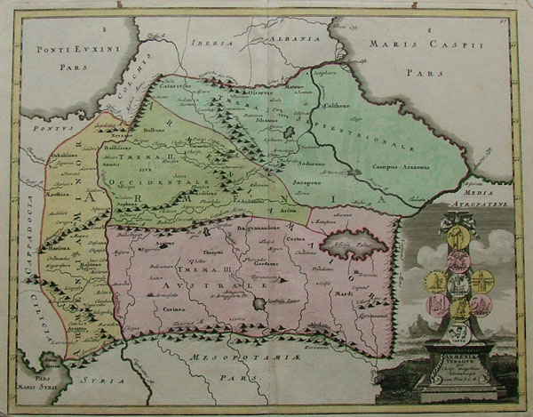 afbeelding van kaart Armenia Utraque van Weigel