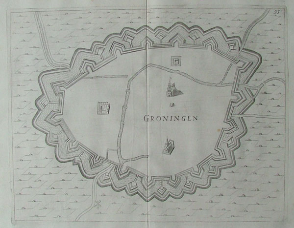 afbeelding van plattegrond Groningen van Gualdo (Groningen)