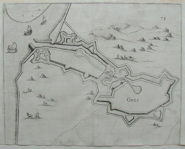 afbeelding van plattegrond Goes van Gualdo (Goes)