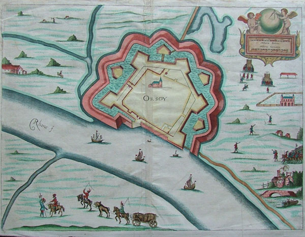 afbeelding van plattegrond Orsoy van Blaeu (Orsoy)