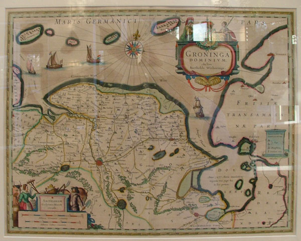 afbeelding van kaart Groninga Dominium van Barthold Wigheringe, Willem Janszoon Blaeu, Joan Blaeu