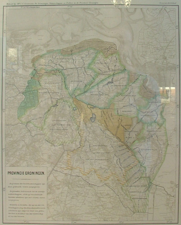 afbeelding van kaart Provincie Groningen van Mr C.C. Geertsema