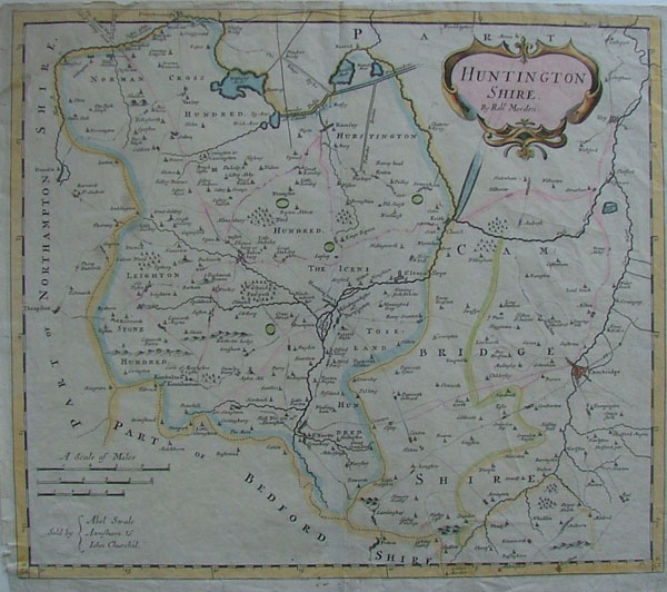 afbeelding van kaart Huntington Shire van Robert Morden