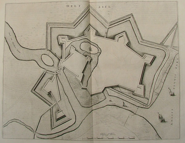 afbeelding van plattegrond Delf Siil van Blaeu (Delfzijl)
