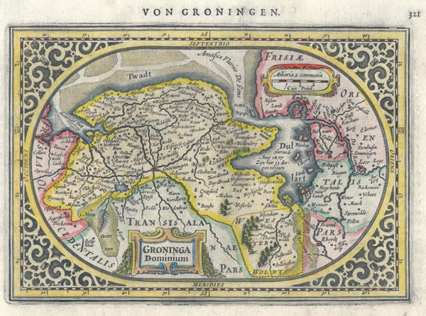 afbeelding van kaart Groninga Dominium Von Groningen 321 van Abraham Goos, Johannes Janssonius