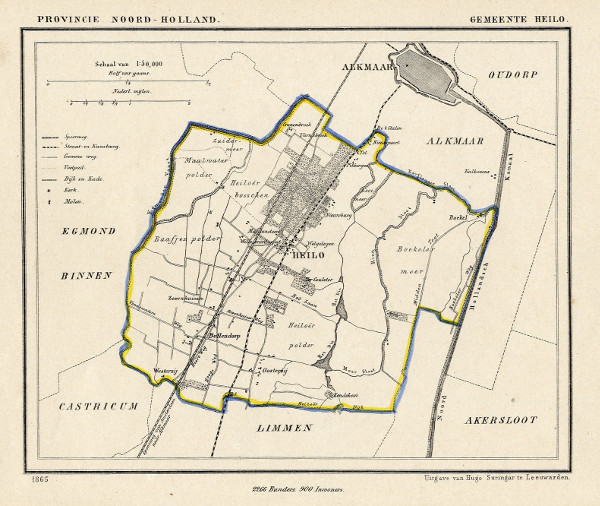 afbeelding van Kuyperkaart Gemeente Heilo van Kuyper (Kuijper)