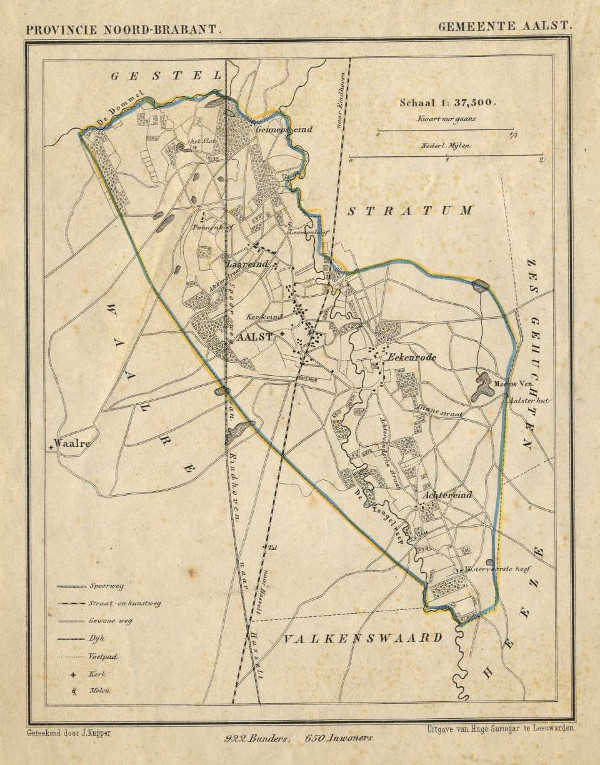 afbeelding van Kuyperkaart Gemeente Aalst van Kuyper (Kuijper)