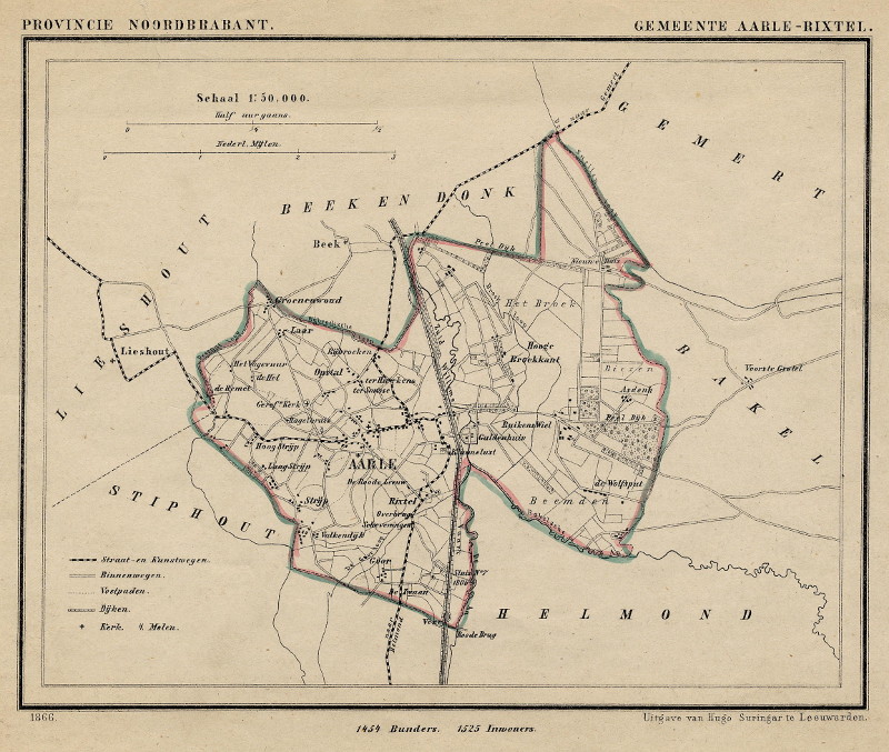 afbeelding van Kuyperkaart Gemeente Aarle-Rixtel van Kuyper (Kuijper)