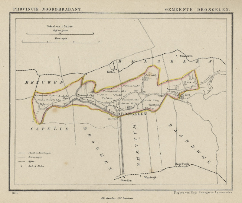 afbeelding van Kuyperkaart Gemeente Drongelen van Kuyper (Kuijper)