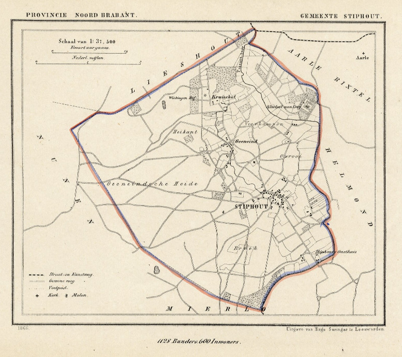 afbeelding van Kuyperkaart Gemeente Stiphout van Kuyper (Kuijper)