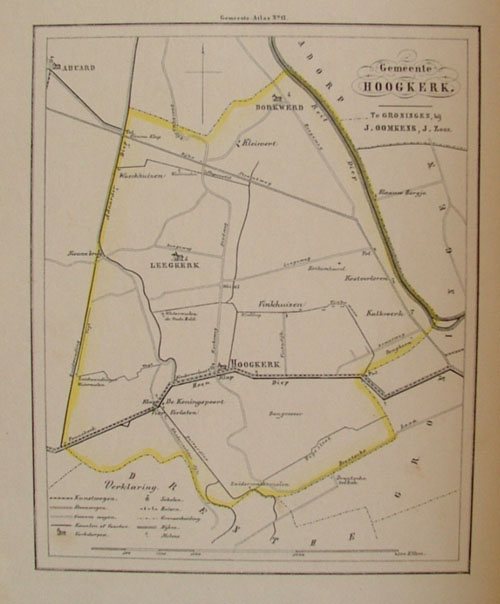 afbeelding van Kuyperkaart Gemeente Hoogkerk van Fehse