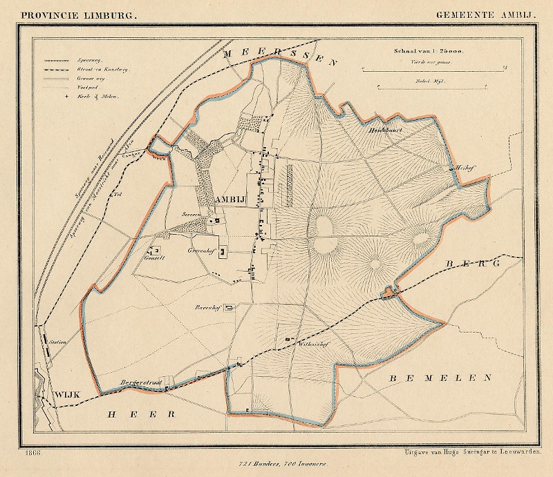 afbeelding van Kuyperkaart Gemeente Ambij van Kuyper (Kuijper)