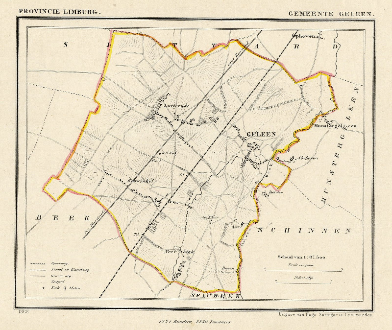 afbeelding van Kuyperkaart Gemeente Geleen van Kuyper (Kuijper)