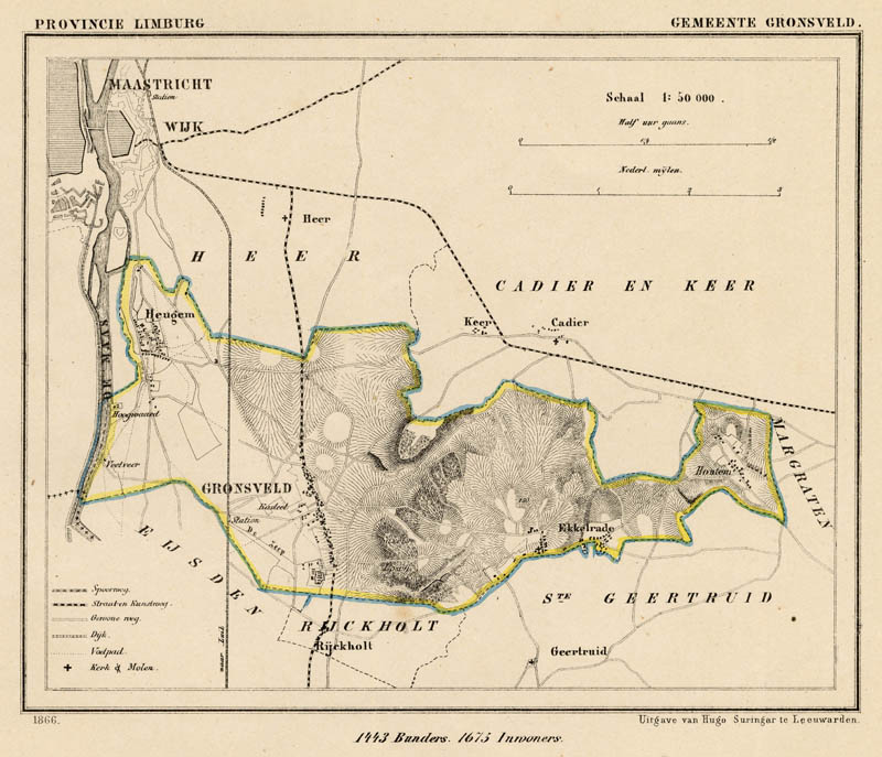 afbeelding van Kuyperkaart Gemeente Gronsveld van Kuyper (Kuijper)