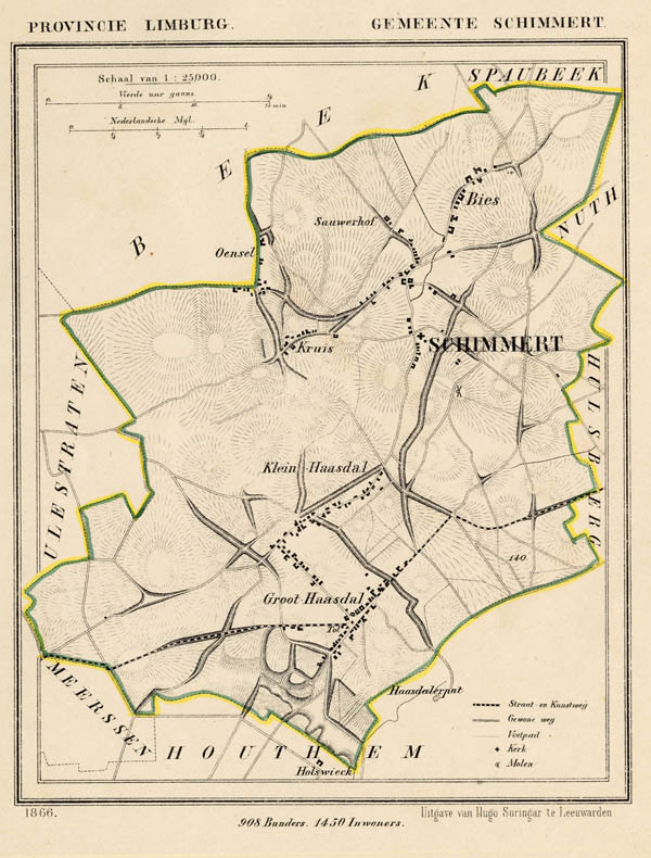 afbeelding van Kuyperkaart Gemeente Schimmert van Kuyper (Kuijper)