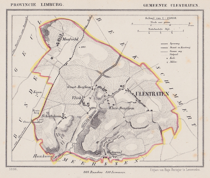 afbeelding van Kuyperkaart Gemeente Ulestraten van Jan Kuijper