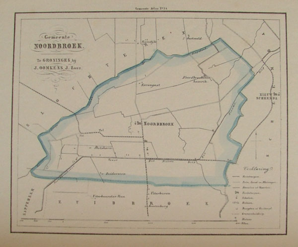 afbeelding van Kuyperkaart Gemeente Noordbroek van Fehse