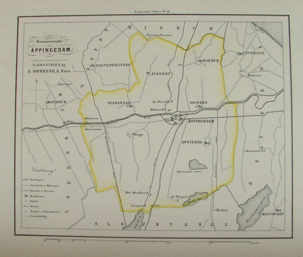 afbeelding van Kuyperkaart Gemeente Appingedam van Fehse