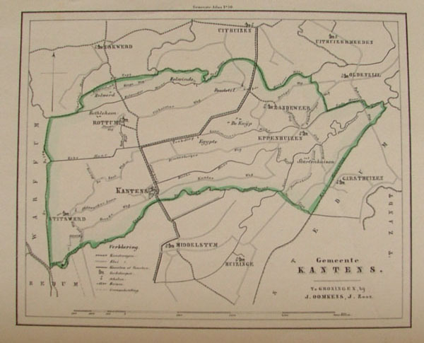 afbeelding van Kuyperkaart Gemeente Kantens van Fehse