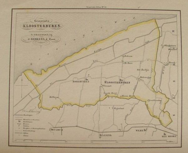 afbeelding van Kuyperkaart Gemeente Kloosterburen van Fehse