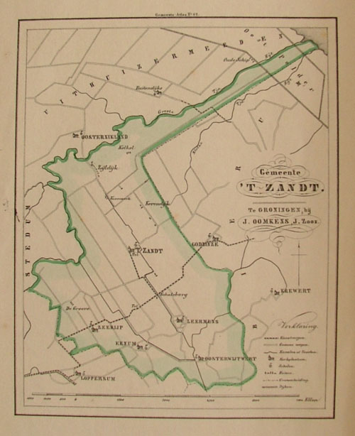 afbeelding van Kuyperkaart Gemeente t Zandt van Fehse