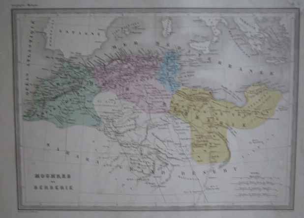 afbeelding van kaart Mochreb du Berberie van A. Vuillemin
