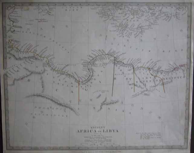 afbeelding van kaart Ancient Africa or Libya part 2 (with Crete/Kreta) van J en C Walker