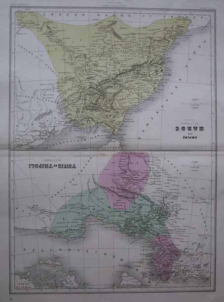 afbeelding van kaart Tunis et Tripoli et Maroc van Sengteller, A.T. Chartier, Isid Dalmont