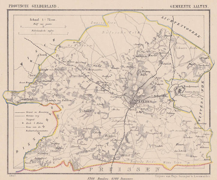 afbeelding van Kuyperkaart Aalten van Kuyper (Kuijper)