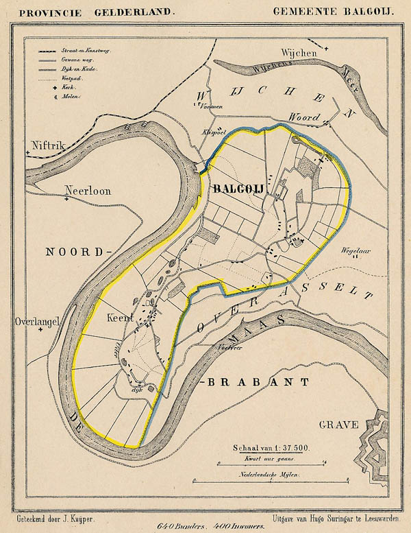 afbeelding van Kuyperkaart Balgoy van Kuyper (Kuijper)