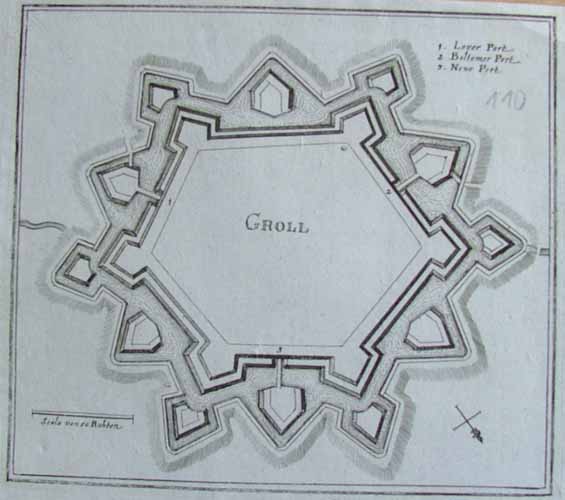 afbeelding van plattegrond Groll van Merian (Groenlo)