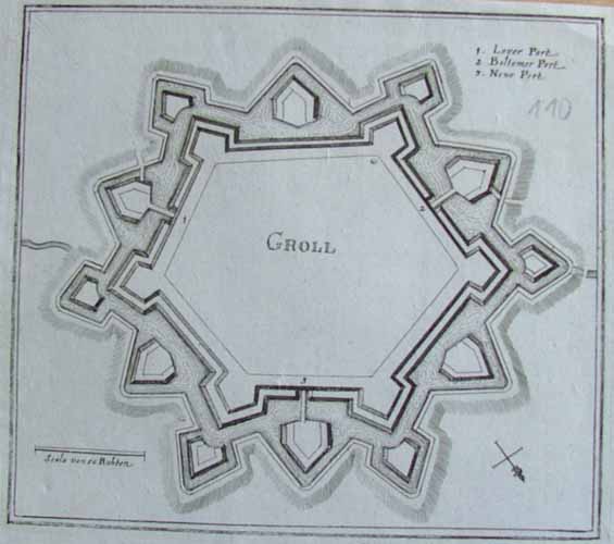 afbeelding van plattegrond Groll van Merian (Groenlo)