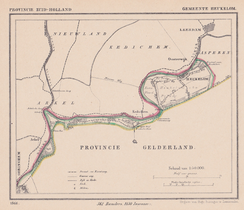 afbeelding van Kuyperkaart Gemeente Heukelom van Kuyper (Kuijper)