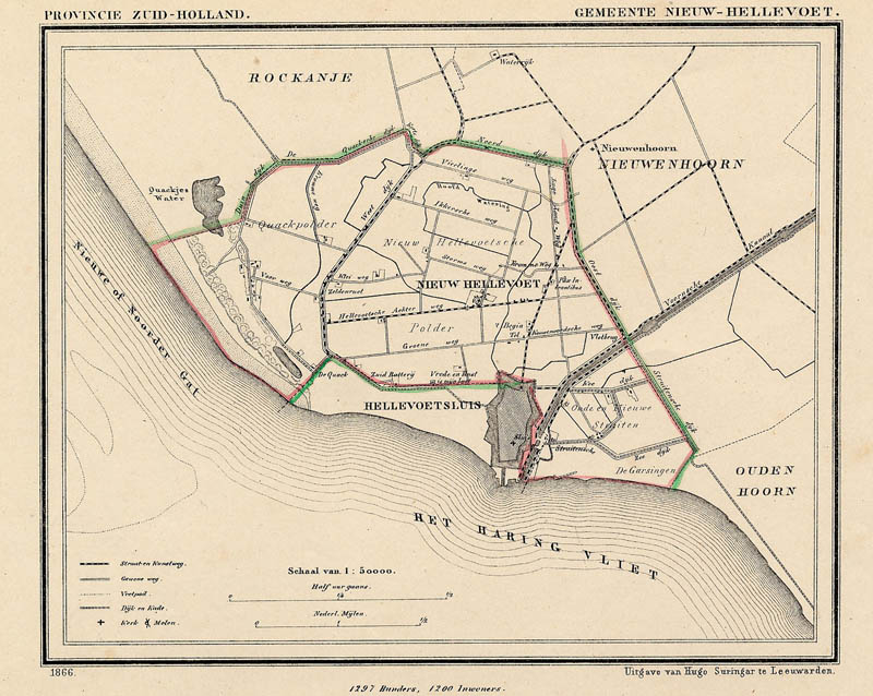 afbeelding van Kuyperkaart Gemeente Nieuw-Hellevoet van Kuyper (Kuijper)