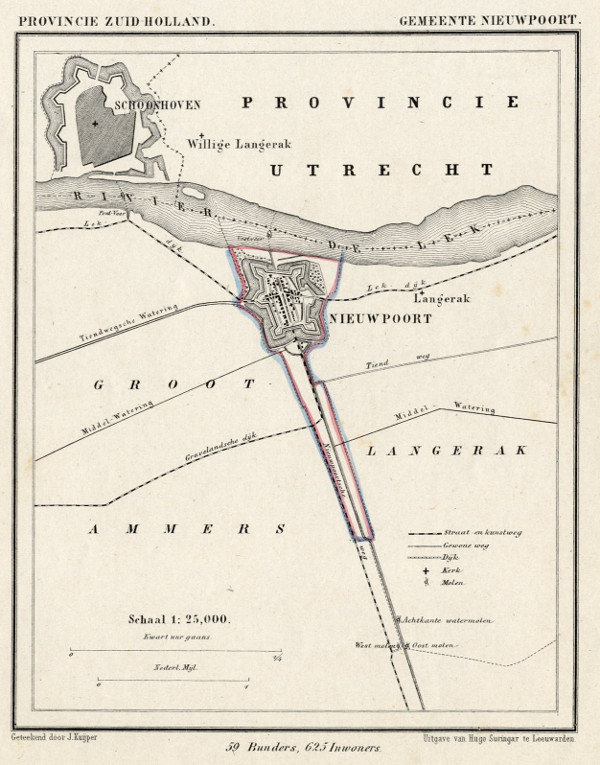 afbeelding van Kuyperkaart Gemeente Nieuwpoort van Kuyper (Kuijper)