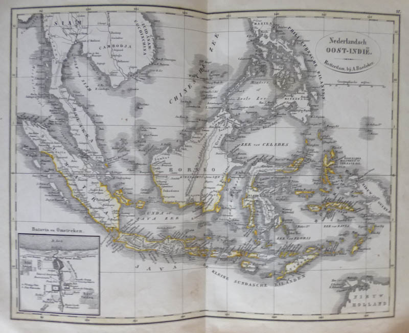 afbeelding van kaart Nederlandsch Oost-Indië van A. Baedeker