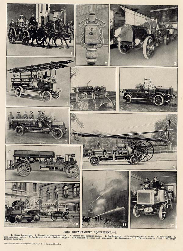 afbeelding van prent Fire Department Equipment I van Funk&Wagnalls Company