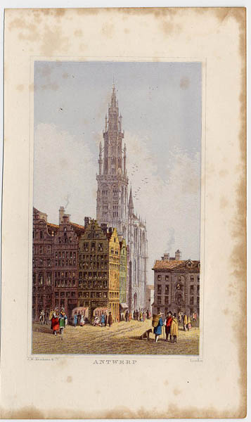 afbeelding van prent Antwerp van Kronheim, J.M. (Antwerpen)