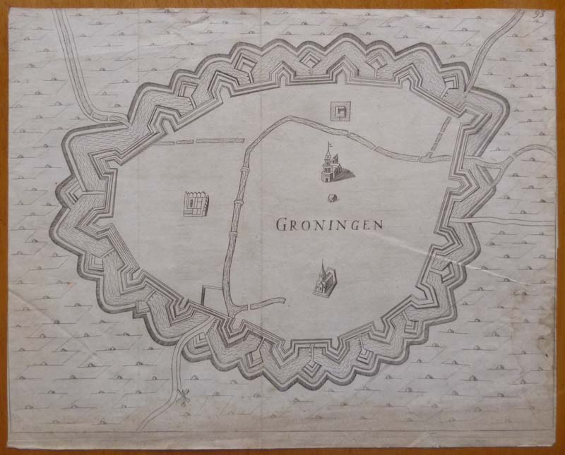 afbeelding van plattegrond Groningen van Gualdo (Groningen)