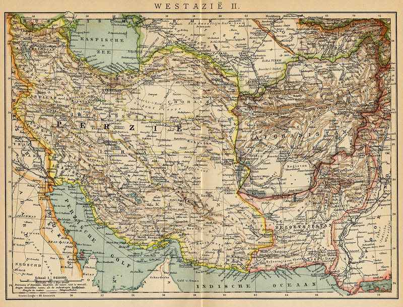 afbeelding van kaart West Azië II van Winkler Prins