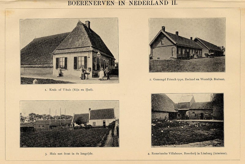 afbeelding van prent Boerenerven in Nederland II van Winkler Prins